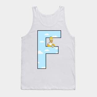 Simpsons letter Tank Top